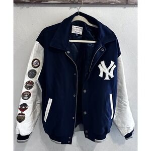 NEW YORK YANKEES G-III 26X World Series Varsity Jacket Size Medium